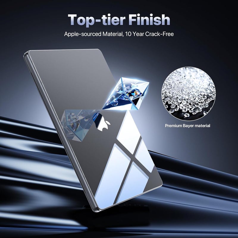 soonjet for MacBook Pro 14 inch Case | M5 M4 M3 M2 M1 Pro/Max 2025-2021 | 100% Ultra Clear | Protective Hard Shell Laptop Cover | Crystal Clear - Image 4